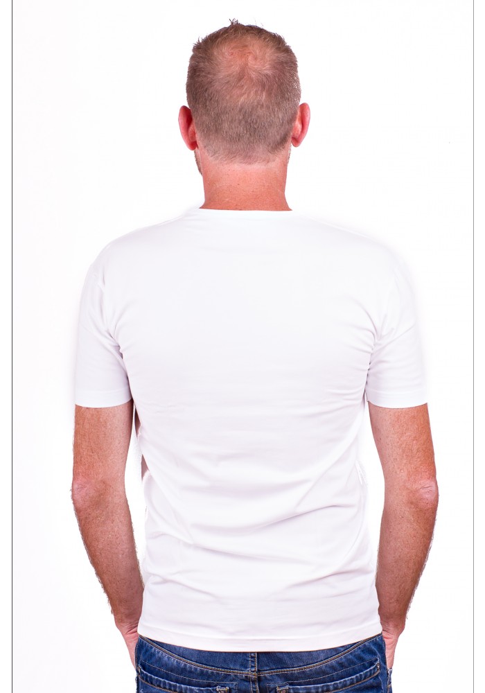 lastig Overtuiging zwaar Alan Red T-Shirt V-Hals Oklahoma White ( two pack ) ( stretch )