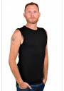 RJ Bodywear Men T-Shirt Sleeveless Black